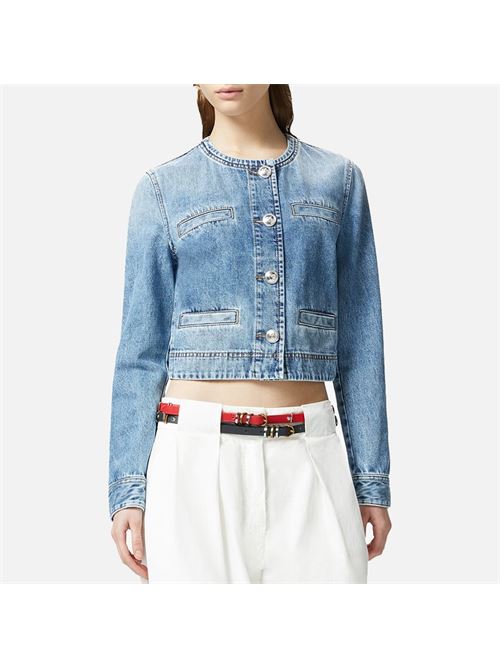 Cotton denim jacket Pinko | 104980-A2DW.PJD